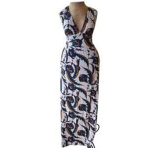 H&M White Maxi Dress – Halter Neck, Stretchy, Marilyn Monroe‎ Vibes